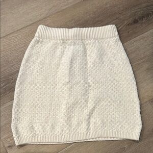 Wild Fable Cream Knit Skirt sz XS